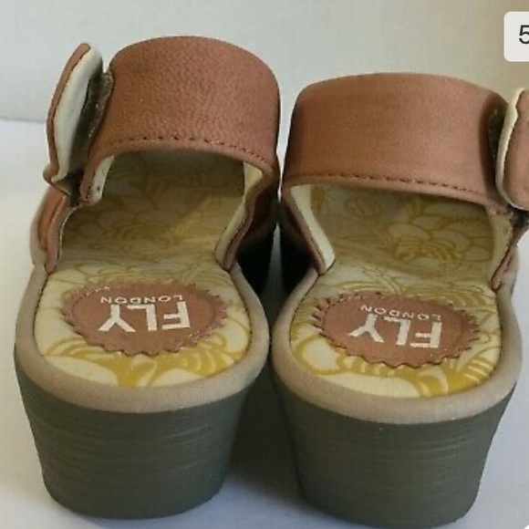 Fly London wedge sandals size 39/8 - Picture 11 of 13